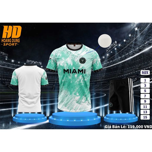 Quần áo BĐ trẻ em HD Miami 2024 - trắng xanh