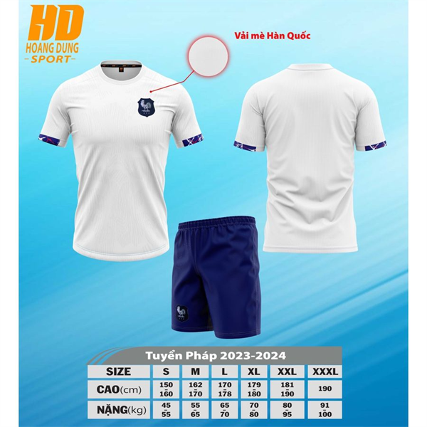 Quần Áo BĐ HD Pháp - trắng