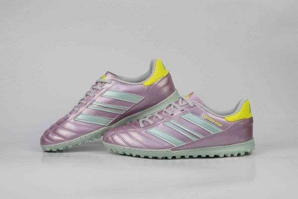 giày ba sọc Xstorm Copa - tím - sọc xanh