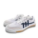 Giày bata Asia - trắng - sọc xanh đen