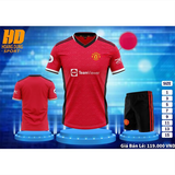 Quần áo BĐ trẻ em HD MU 2024 - đỏ