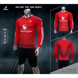 Áo bóng đá tay dài MU 2025 - đỏ