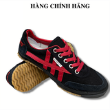 Giày bata Asia - đen - sọc đỏ