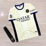 Quần Áo BĐ JP PSG 2024 - vàng kem
