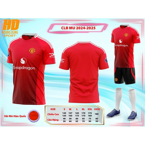 Quần áo bóng đá HD Manchester United 2025