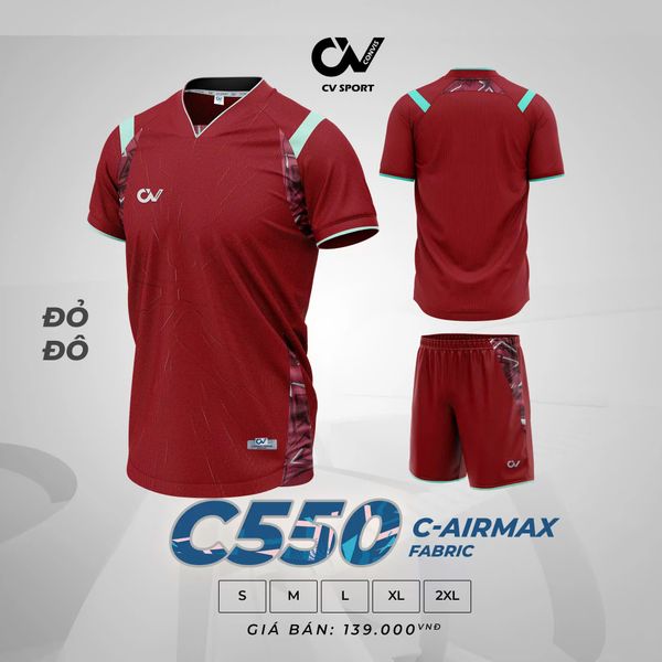 Bộ quần áo bóng đá không logo CV C550