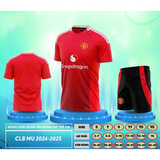 Quần áo bóng đá trẻ em HD MU 2025