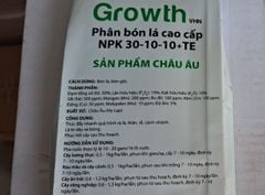 (500gam) Growth 30-10-10 +TE: phân bón lá cao cấp, nhập của Châu Âu - đâm chồi khỏe, phát đọt nhanh, bung đọt mạnh
