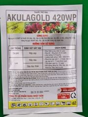 Akulagold 420WP, siêu sâu rầy 100gam: diệt trứng rầy, rệp sáp, sâu đục thân, kiến, rầy xanh, rầy phấn trắng, bọ trĩ