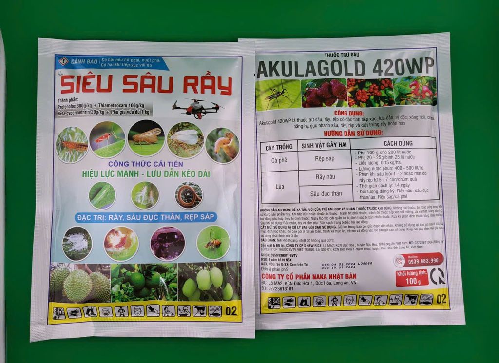 Thuốc trị bọ trĩ trên lúa, diệt sạch bọ trĩ lúa: gói apfara 25wg, gói Nofara 35wg 25gam, zathy 25gam, akulagold 420wp, siêu sâu rầy 100gam