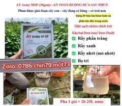 (Dưa leo/ dưa chuột) Combo trừ rầy phấn trắng dưa leo, rầy xanh và bọ trị - trừ bệnh sương mai, thán thư, bệnh phấn trắng dưa leo và đốm lá