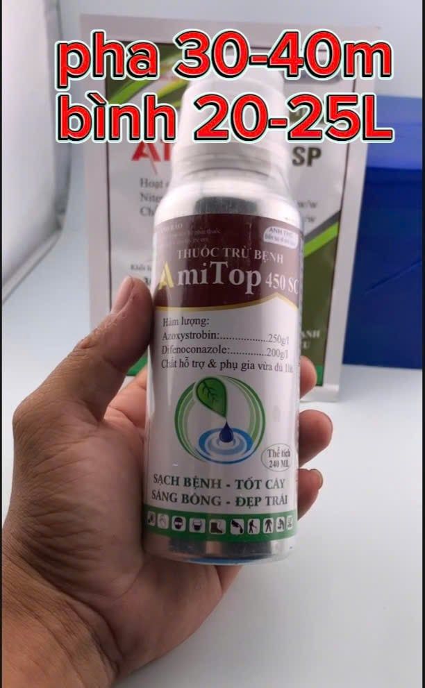 (240ml) Phòng trị bệnh đốm lá, sương mai, thán thư, thối trái trên rau màu, khổ qua, bầu bí dưa chuột, dưa leo, phóng đọt, mập đọt, không nóng
