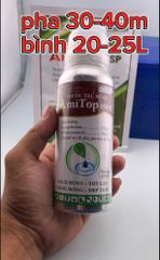(240ml) Phòng trị bệnh đốm lá, sương mai, thán thư, thối trái trên rau màu, khổ qua, bầu bí dưa chuột, dưa leo, phóng đọt, mập đọt, không nóng
