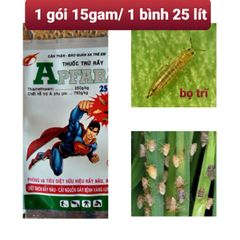 APFARA 25WG, gói 15gam, đặc trị Bọ Trĩ, bù lạch và rầy nâu