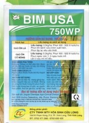 BIM USA 750WP đặc trị đạo ôn lá, đạo ôn cổ bông hại lúa - Gói 100gam