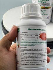 (100ml - Nhập khẩu Mỹ) Metalosate Calcium: Phân Bón Lá Dạng Amino Acid Chelate Cứng cây - Cành, Không đổ ngã, Quả to - Chắc, Chống chịu sâu bệnh