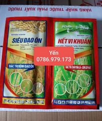 Top các cặp đôi trừ đạo ôn vi khuẩn, cháy bìa lá, lem lép hạt trên lúa