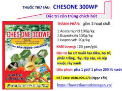( 100G) Thuốc trừ sâu CHESONE 300WP: đặc trị bọ xít muỗi hại điều, bọ trĩ, phấn trắng, rầy, rệp sáp, và rệp muội, rầy xanh