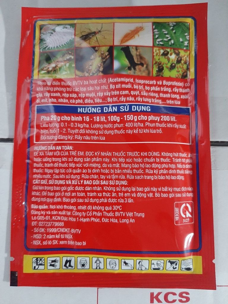 (20gam) Thuốc trừ sâu chesone 300WP: diệt trứng, gây ung trứng và phòng trừ bọ xít muỗi hại điều, bọ trĩ, phấn trắng, rầy nâu, rệp sáp, và rệp muội, rầy xanh