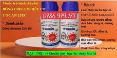 (200ml) Thuốc trừ bệnh Cocan 23EC gốc đồng chelate hữu cơ, Đồng Abietate 23% EC: trị Cháy bìa lá lúa, Loét vi khuẩn cây có múi, Sương mai dưa hấu, đốm lá