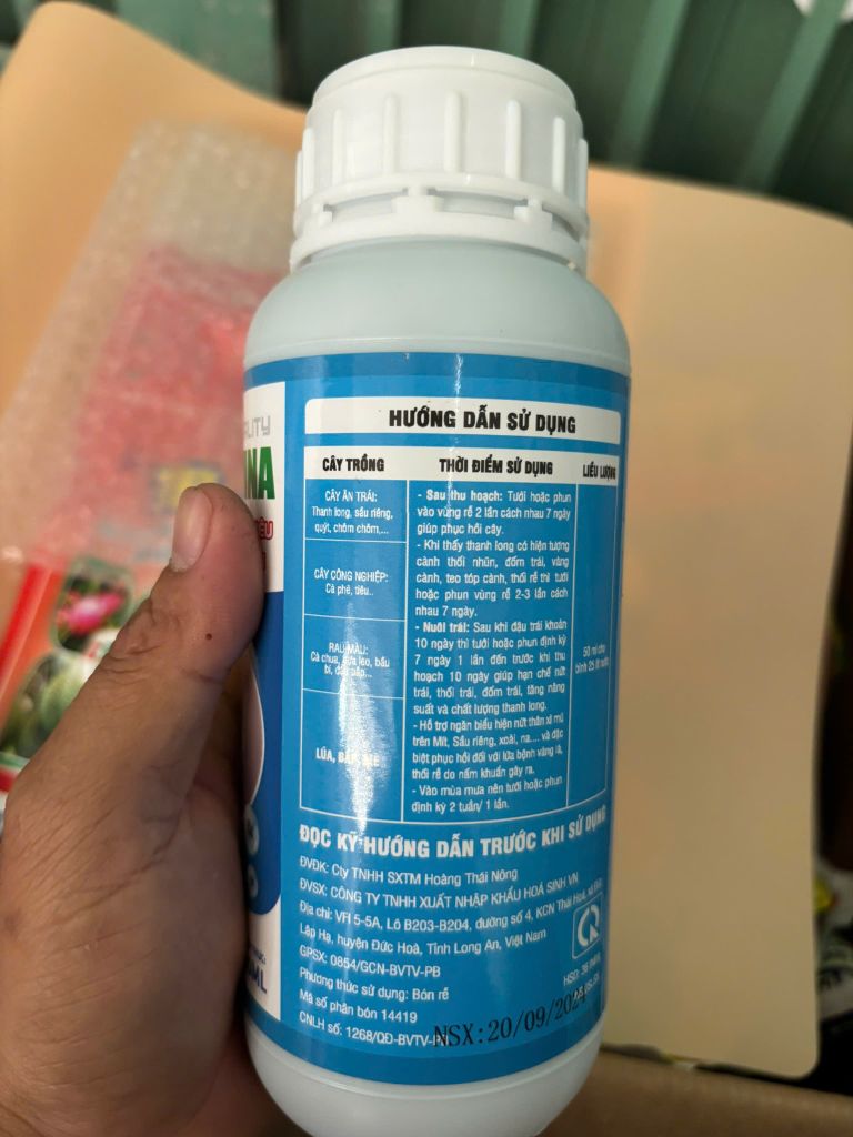 (500ml) Copper VINA Phân bón vi lượng Hoàng Thái Nông Đồng ION - Rửa vườn, Tẩy rong rêu, Ghẻ trái, Đóm trái