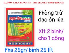 (100gam) Đạo ôn Naka 215WP Japan, Eifelgold 215WP: đặc trị đạo ôn, khô vằn lúa
