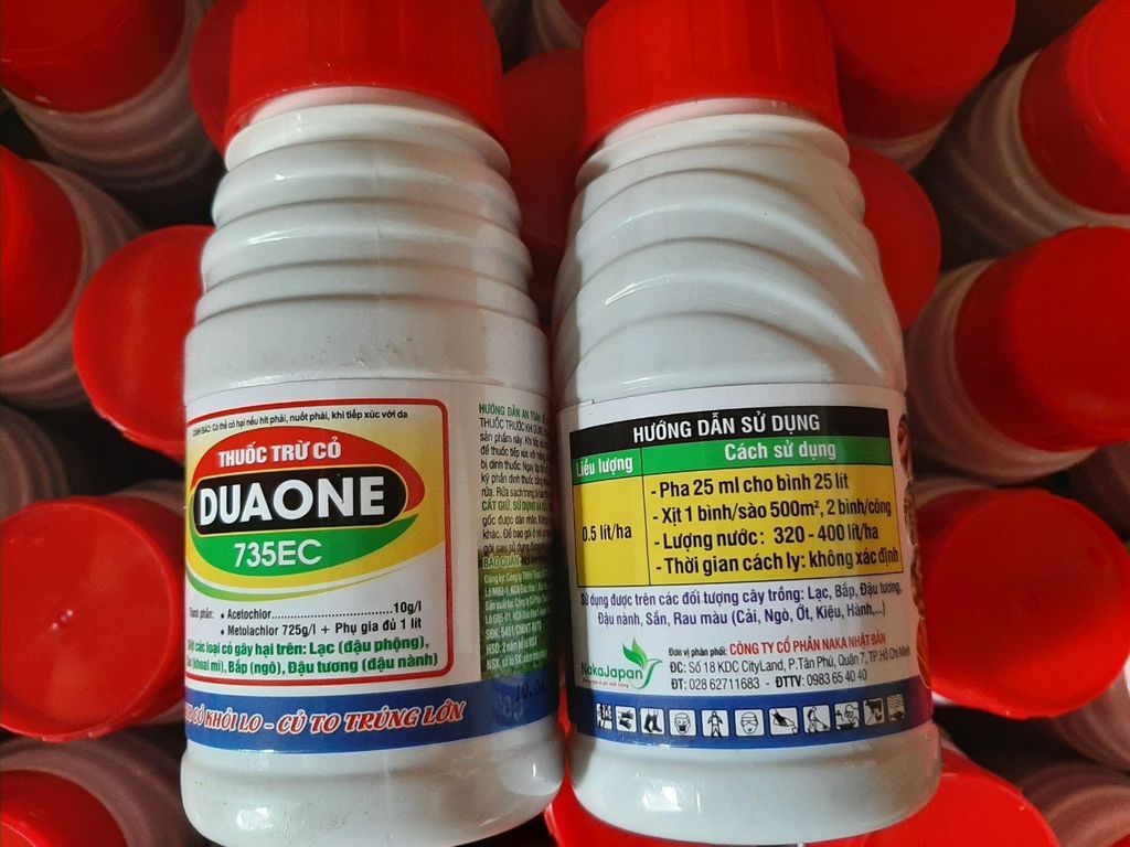 (Chai lớn 240ml) Thuốc trừ cỏ TIỀN NẢY MẦM - Duaone 735EC: trừ cỏ màu, trừ cỏ mầm, trừ hạt cỏ trong đất