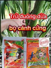 (Đuông dừa - Bọ cánh cứng) Thuốc trừ đuông dừa - bọ cánh cứng hại dừa, sieugon 85gr, rải siêu nhân 1kg
