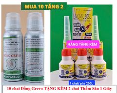 (240ml) Thuốc trừ bệnh gốc đồng hữu cơ, đồng grevo nano, Cadatil 33.5SC: đặc trị bệnh cháy bìa lá, không nóng cây