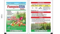 Famycin usa 150SC (15ml và 200ml): Đặc trị vi khuẩn gây thối nhũn, Thán thư - thối cuống, thối trái, thối nhũn, bạc lá, cháy bìa lá