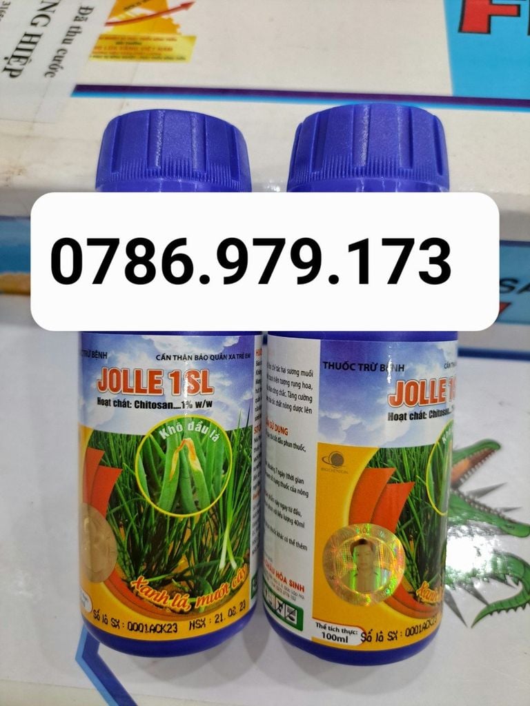 Jolle 1sl 100ml - Đặc trị bệnh vi khuẩn sọc lá và cháy lá, bệnh khô đầu lá hành