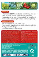 Thuốc Trừ Bệnh Kaminone 22WP Diệt nấm - Vi Khuẩn, Sạch bệnh - Xanh cây, Cháy bìa lá, Thán thư, Thối nhũn, Héo xanh