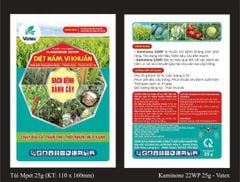 Thuốc Trừ Bệnh Kaminone 22WP Diệt nấm - Vi Khuẩn, Sạch bệnh - Xanh cây, Cháy bìa lá, Thán thư, Thối nhũn, Héo xanh