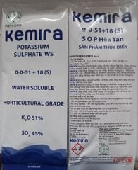 Chặn đọt sầu riêng bằng KEMIRA 500gam, không gây cháy lá của Thụy Điển (Châu Âu) - chống sượng trái, tăng độ ngọt của trái, chống rụng trái