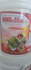 ( Phân NPK ) King Max: Lớn trái, Xanh trái, Bóng trái, Thúc trái, Nuôi trái to - Nuôi bông - Mập nụ, Nuôi trái - Lớn trái - Lên màu đẹp, Nặng ký - Đều trái - Neo trái - Tăng năng suất tối đa, Nuôi cây - Cải tạo đất nhanh