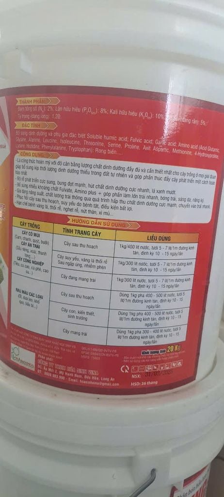 ( Phân NPK ) King Max: Lớn trái, Xanh trái, Bóng trái, Thúc trái, Nuôi trái to - Nuôi bông - Mập nụ, Nuôi trái - Lớn trái - Lên màu đẹp, Nặng ký - Đều trái - Neo trái - Tăng năng suất tối đa, Nuôi cây - Cải tạo đất nhanh