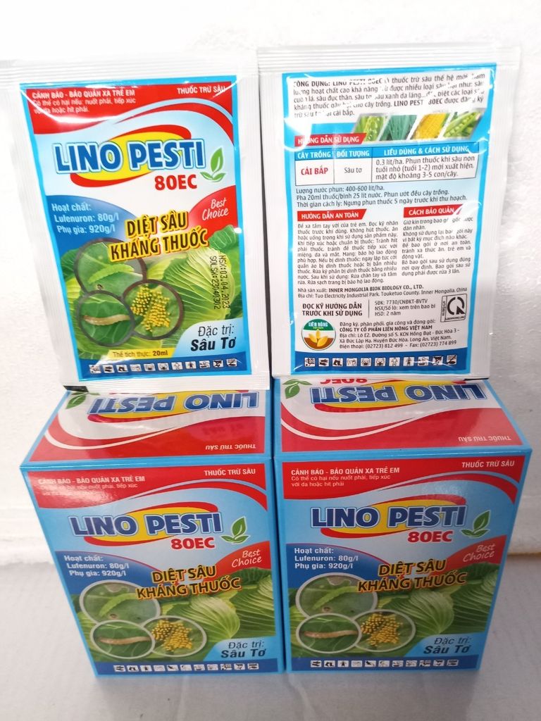 Lino pesti 80EC 20ml - Quản lý sâu tơ trên bắp cải