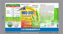 Thuốc trừ cỏ hậu nảy mầm MIG 345, Beeco 345 240ml: đặc trị cỏ lồng vực, cỏ gạo, cỏ đuôi phụng, KHÔNG ĐỎ LÚA