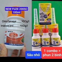NEW FUZE 200SC 100ml: trừ nhện gié, sâu cuốn lá lúa, sâu keo, sâu khoang, sâu xanh da láng/ sâu ống hành