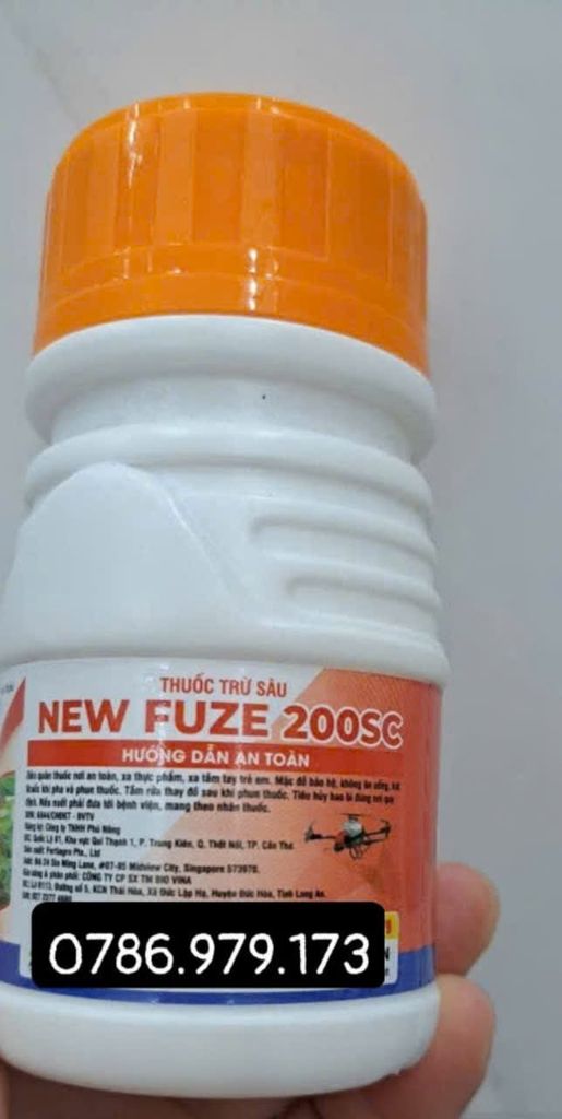 NEW FUZE 200SC 100ml: trừ nhện gié, sâu cuốn lá lúa, sâu keo, sâu khoang, sâu xanh da láng/ sâu ống hành