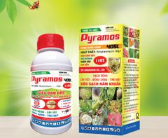 PYRAMOS 40SL 1102 450ml: phòng trừ thán thư, mốc sương, thối trái, ghẻ trái, sơ đen mít, bạc lá