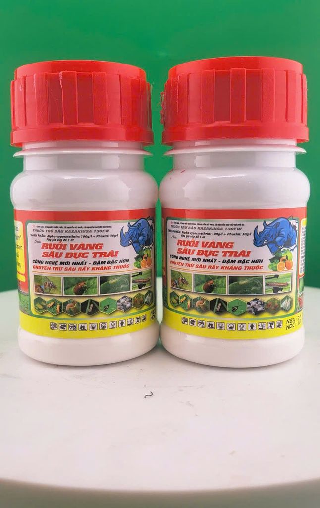 (450ml) Thuốc trừ ruồi vàng, sâu đục trái, kasakiusa 130EW : đặc trị ruồi vàng, trừ sâu đục trái/ sâu đục quả, sâu đất, sâu lông, kiến, sâu vẽ bùa, rầy thánh giá, bọ xít, muỗi.