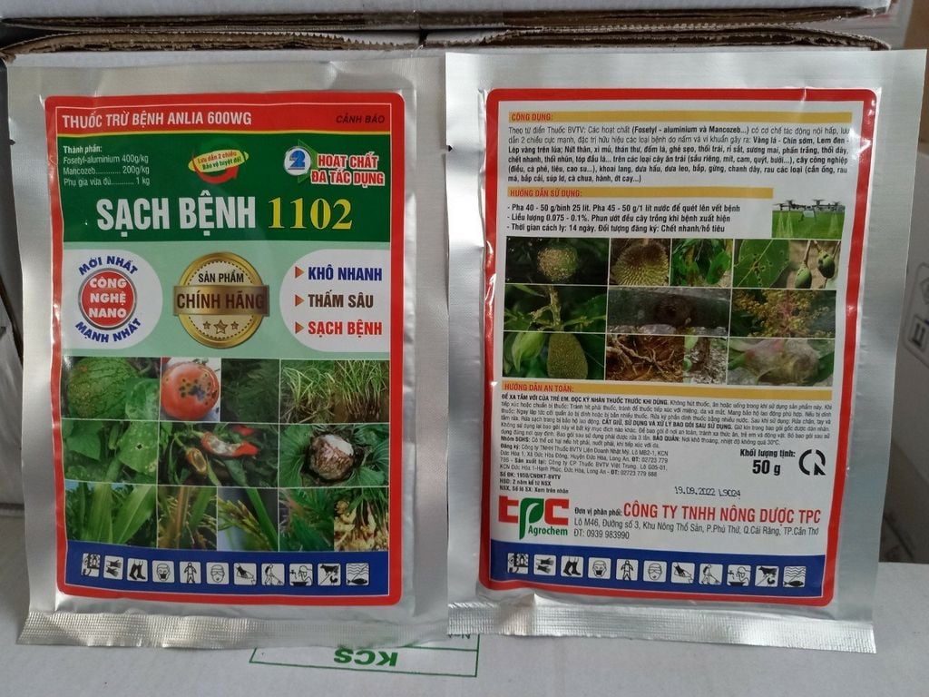 Thuốc trừ bệnh thối nhũn trên cây Hành