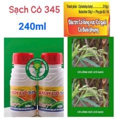 (240ml) sạch cỏ 345 công ty naka nhật bản: trừ cỏ lồng vực, cỏ đuôi phụng, cỏ gạo