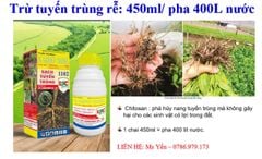 (450ml) Thuốc trừ bệnh KAIDO 50SL, sạch tuyến trùng rễ,  trừ tuyến trùng gây bướu rễ, quản lý bệnh thối trái - thối quả
