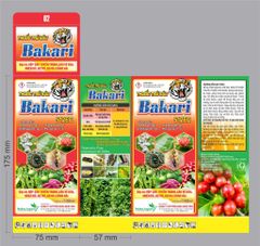 Bakari 512EC 450ml, phòng trừ rệp sáp, sâu vẽ bùa, nhện đỏ, sùng hà, bọ hà, bọ trĩ, sạch ruồi