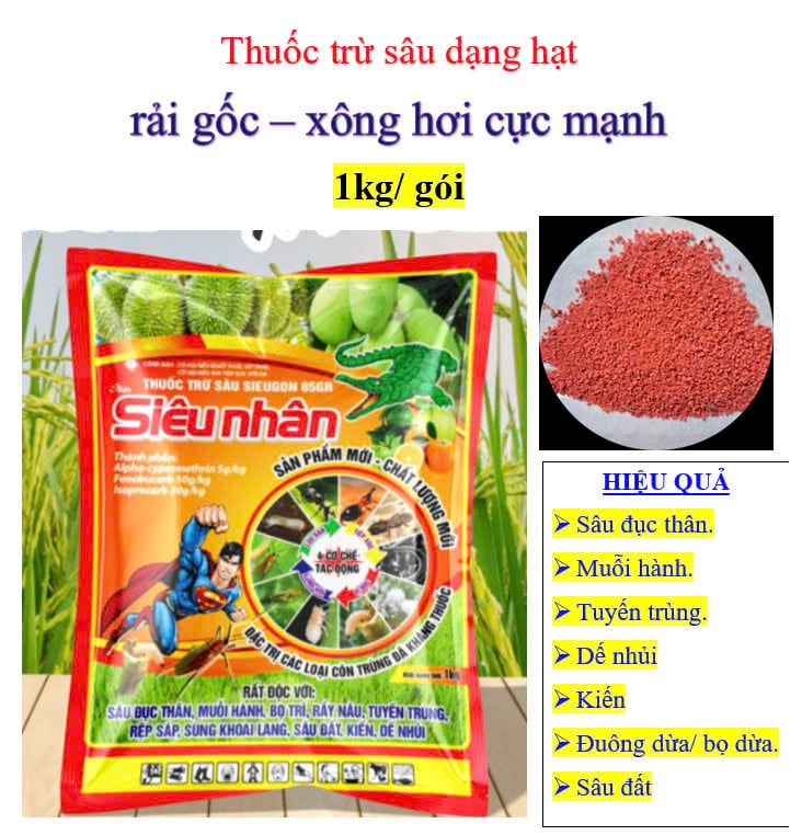 Combo Cyrux Gold 300EC và Gó rải Siêu Nhân 85gr - Trừ sâu đầu đen hại dừa + Đuông dừa