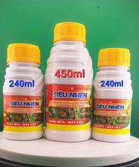 Siêu Nhện 240ml, 450ml, Vua nhện Naka Calicydan 150 EW: trị nhện đỏ, nhện gié, nhện lông nhung và gây ung trứng, mát cây, mát bông