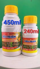 Siêu Nhện 240ml, 450ml, Vua nhện Naka Calicydan 150 EW: trị nhện đỏ, nhện gié, nhện lông nhung và gây ung trứng, mát cây, mát bông
