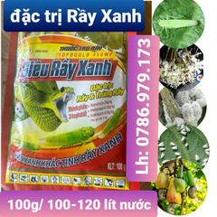 ( 100gr) Topogold 450WP hiệu SẠCH RẦY XANH, siêu rầy xanh 100gam: trừ rầy xanh, rầy phấn trắng, bọ trĩ, rệp sáp, bọ xít muỗi